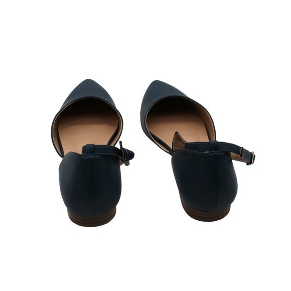 Journee Collection Blue Vielo Flats - Picture 7 of 7